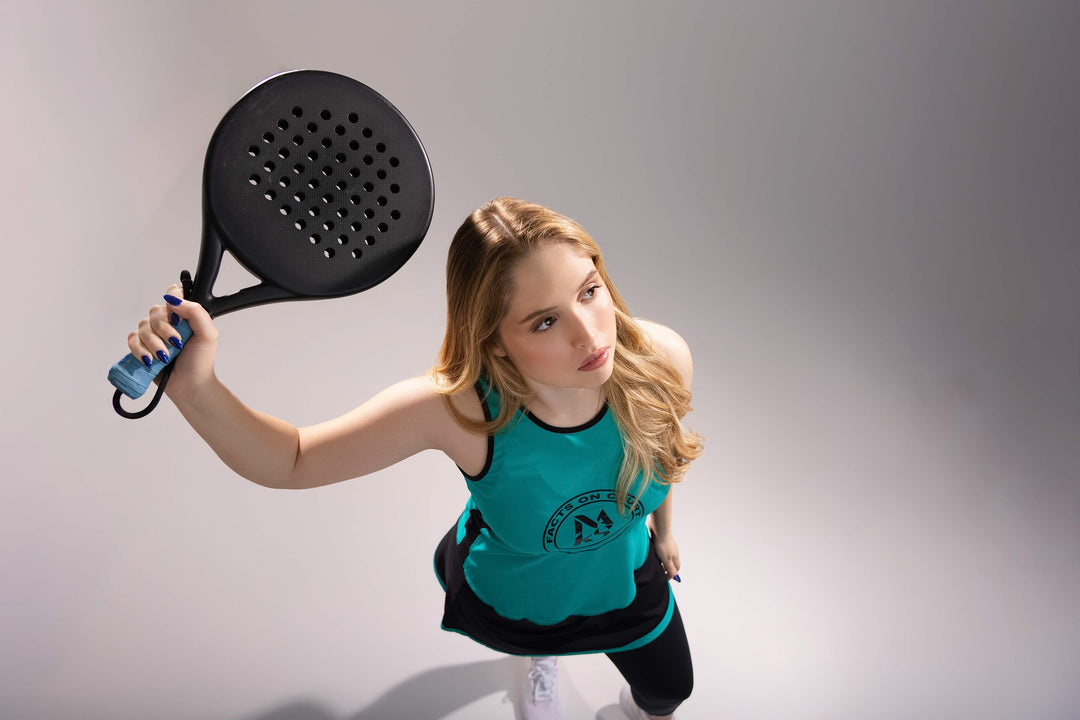 Camiseta Sin Mangas Verde / Negro