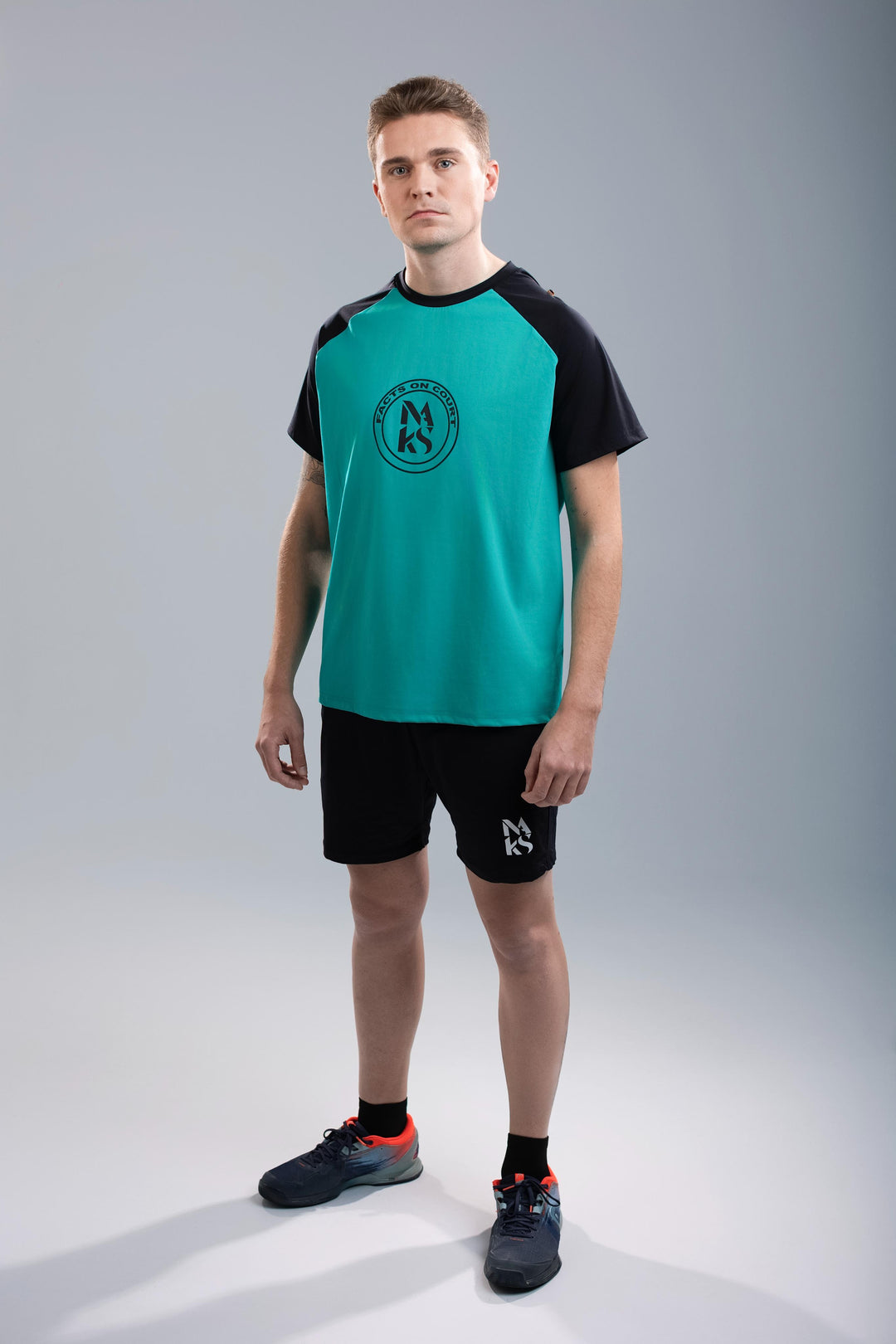 Camiseta Verde / Negro