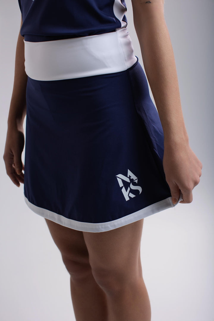 Falda Azul Marino / Blanco