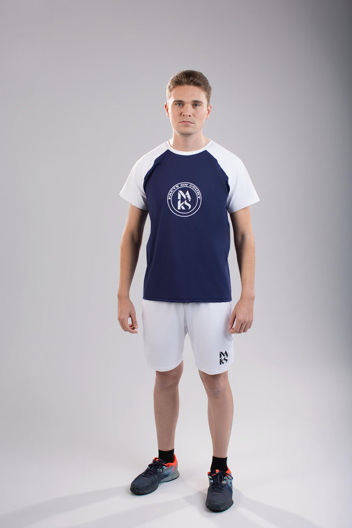 Camiseta Azul Marino / Blanco