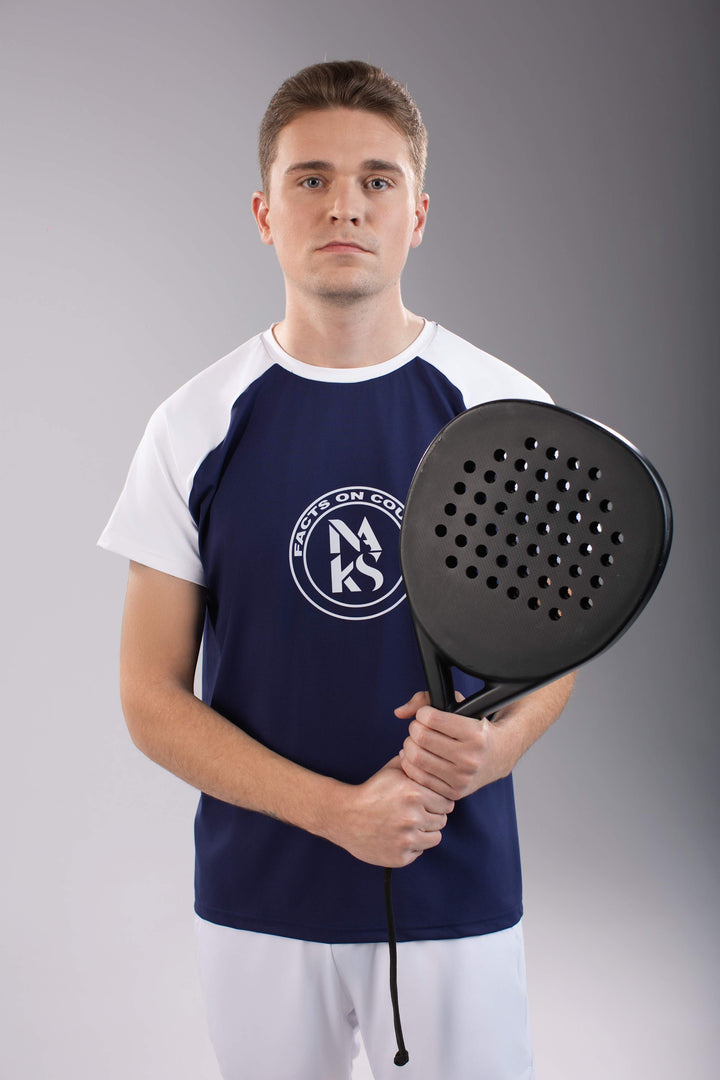 Camiseta Azul Marino / Blanco