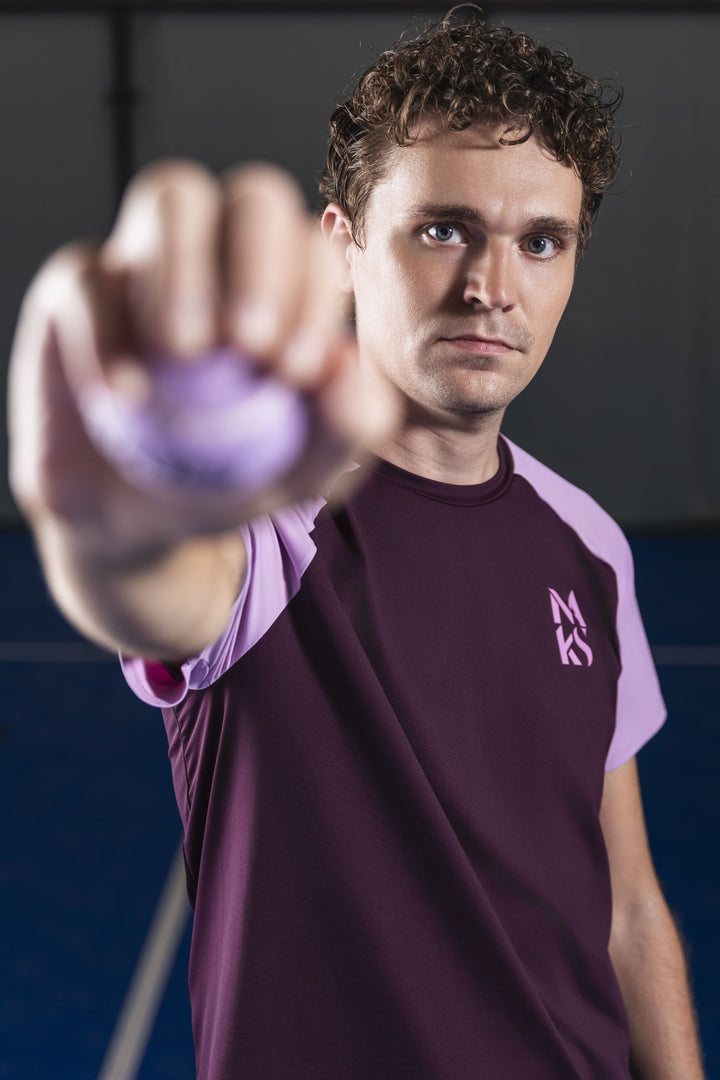 Camiseta Morada / Malva de hombre - vista 3
